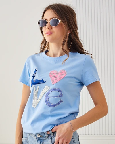 Royalfashion Sieviešu kokvilnas blūze