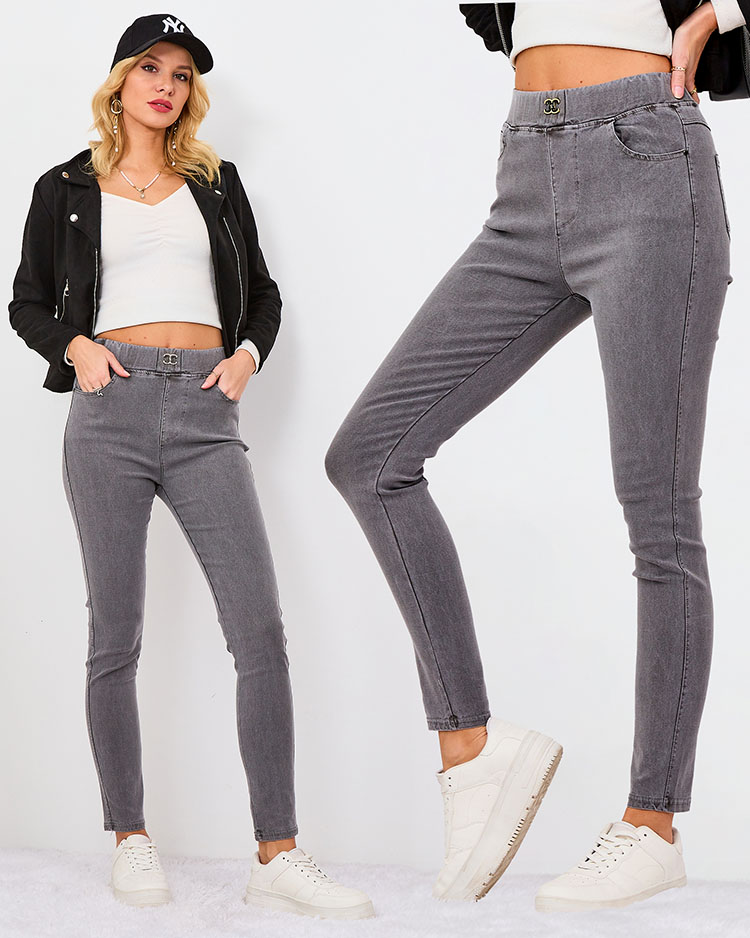 Royalfashion Grey women's teggings