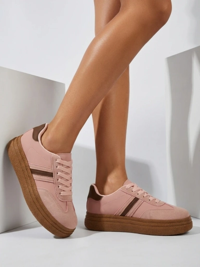 Flora Women's Pink Ecological Sports Sneakers for Summer