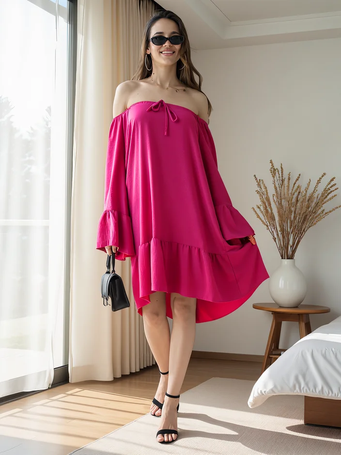 Royalfashion Sieviešu kleita a'la Spāņu ar volāniem, pārāk liela