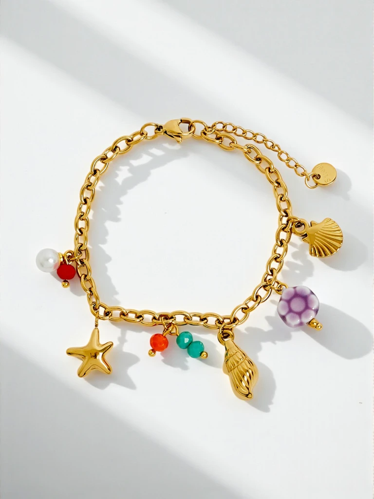 Solaria Lunae Aurelia Necklace – with sun and moon charms