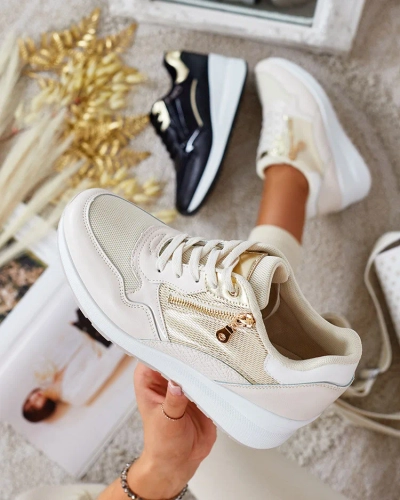 Royalfashion Sieviešu sporta apavi uz Nentas kaķu ādas