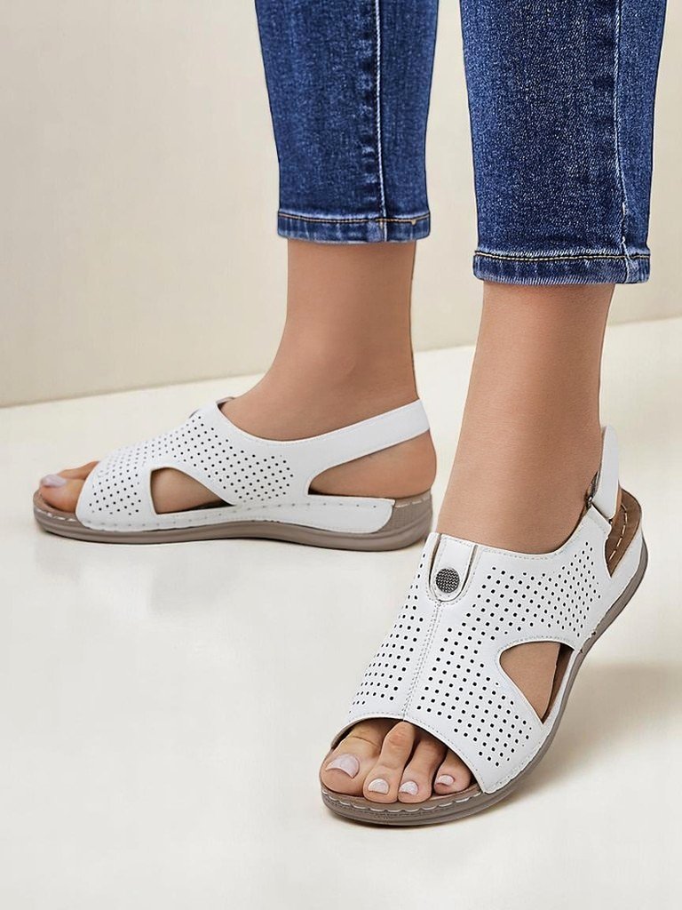 Royalfashion Sieviešu perforētās sandales Leminni