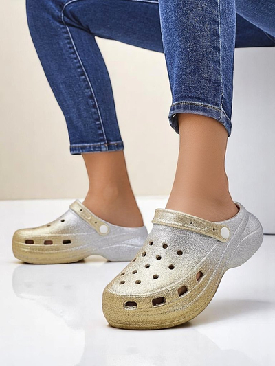 Royalfashion Sieviešu gumijas vasaras sandalēm ar izgriezumiem Dellosa