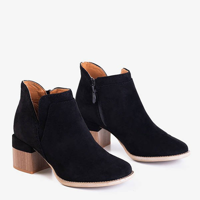 Black Tours square heel boots - Shoes