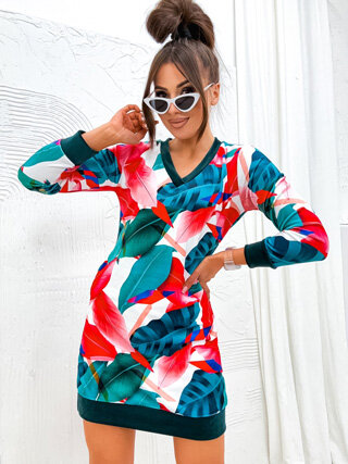 Royalfashion Women's mini dress with original pattern