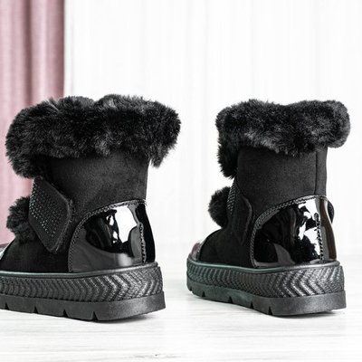 Black Dayna Platform Snow Boots - Footwear