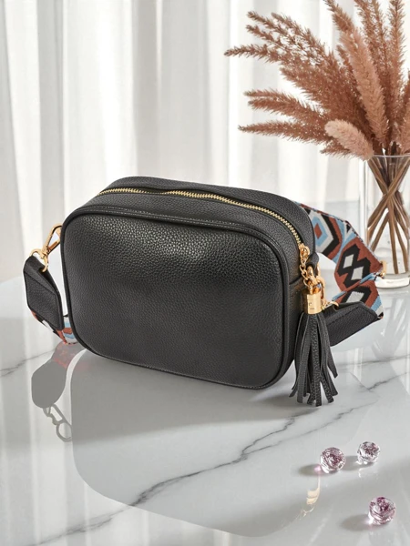 Royalfashion Small Women's Eco-Leather Handbag with Colorful Strap Kovi Lace