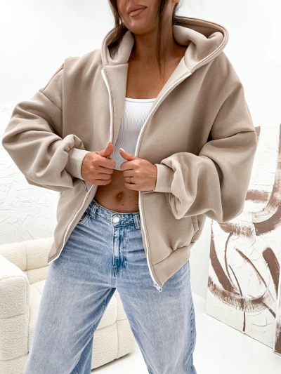 Royalfashion Women's Cotton Insulated Butterfly Sweatshirt