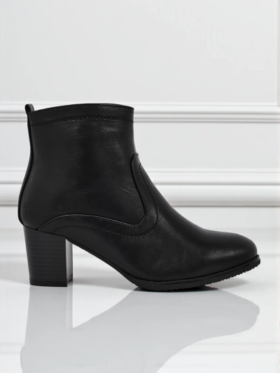Women's eco-leather heeled ankle boots Lunar Crest