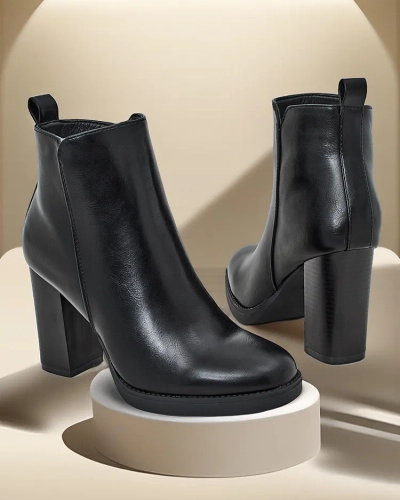 Royalfashion Women's ankle boots on a post Erozi