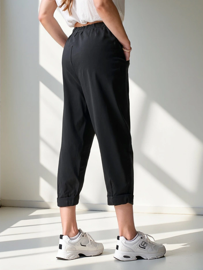 Royalfashion Sieviešu harem bikses, izgatavotas no viskozes