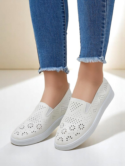 Royalfashion Openwork women’s slip-on shoes Mayla