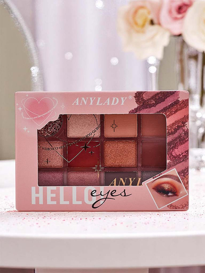 Ruby Glamour 12-color eyeshadow palette