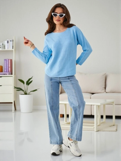 Royalfashion Wiskozowy cienki damski sweterek