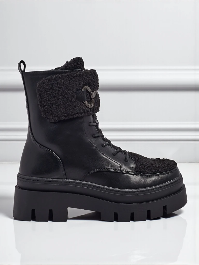 Women's Safil Worker Boots with Fur