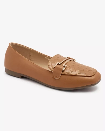Royalfashion Camel women's moccasins Bulerol