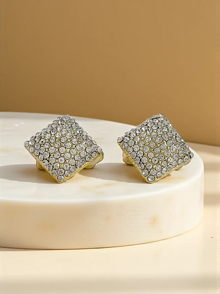 Royalfashion Női klipszes fülbevaló cirkóniával