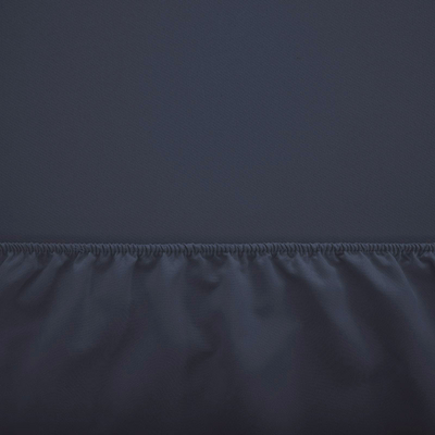 Cotton blue sheet with an elastic band 200x220 - Sheets