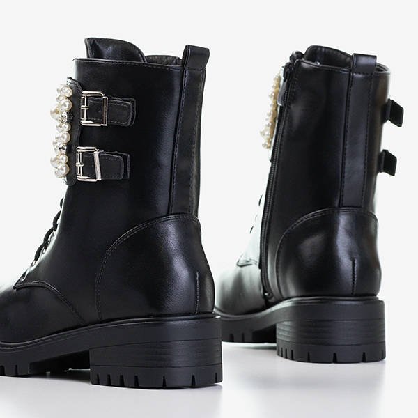 Black bags with Foga decorations - Footwear