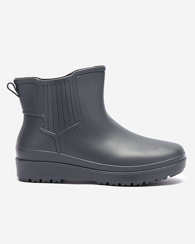 Gray matte women's wellingtons Neriva - Footwear