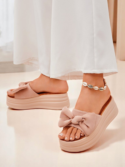 Royalfashion Женские шлёпанцы на платформе Givan