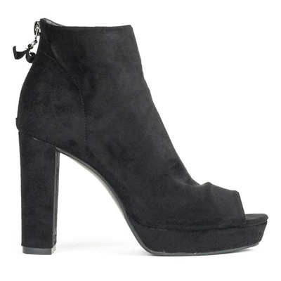 Black ankle boot on the post Marisha - Shoes