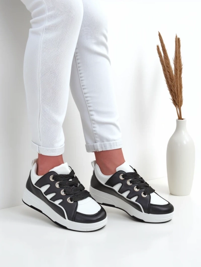 Royalfashion Women's Sneakers with Thick Sole Assaqi