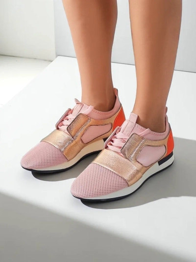 Royalfashion Women's fabric sport sneakers Gentlesi