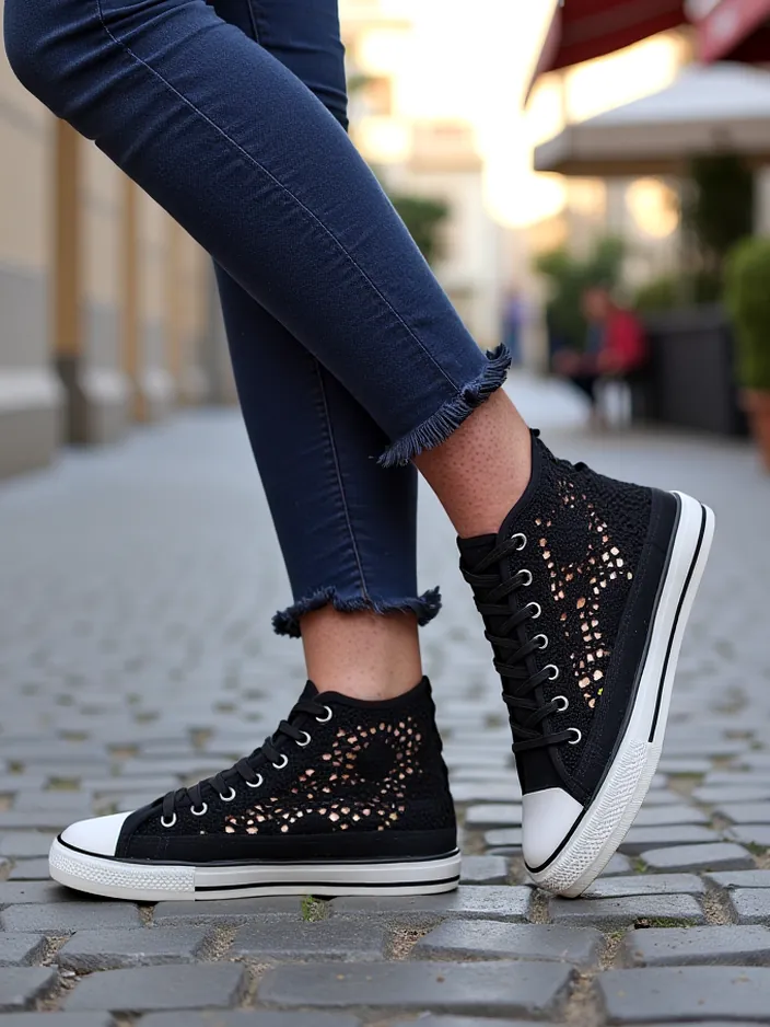 Royalfashion Женские перфорированные кроссовки Limme