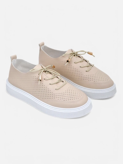 Royalfashion Women's perforated laced sports shoes Vaned