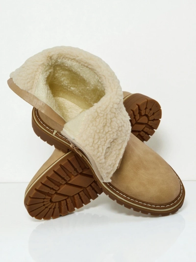 Wyższe botki kobiete eko suede Liora