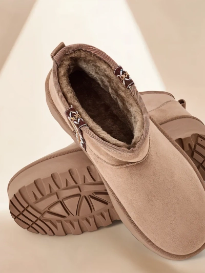 Karaliskā mode īsas zābaki sievietēm sniega zābakstilā Haluzi