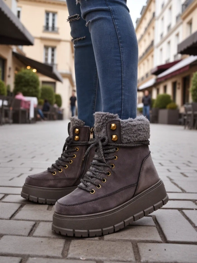 Royalfashion Women's Snow Boots Bomion