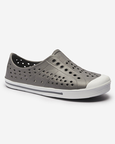 Grey openwork children's rubber sneakers Jiteri - Footwear