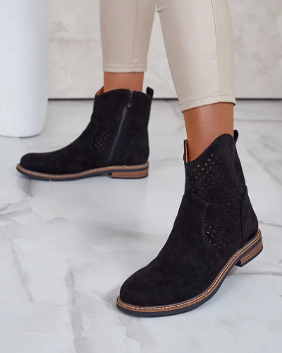 Royalfashion Женские ажурные сапоги-тоффы