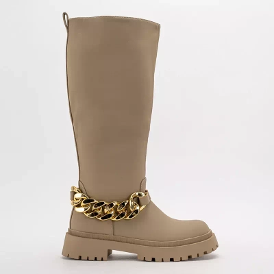 OUTLET Женские сапоги filusio бежевого цвета - Обувь