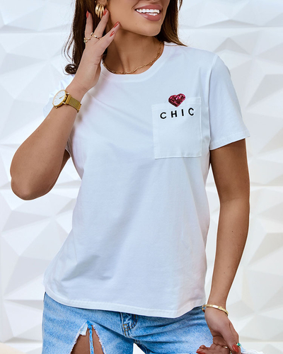 Royalfashion Sieviešu krekliņš ar apdruku