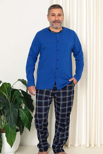 Royalfashion Vīriešu tumši pelēka pidžama