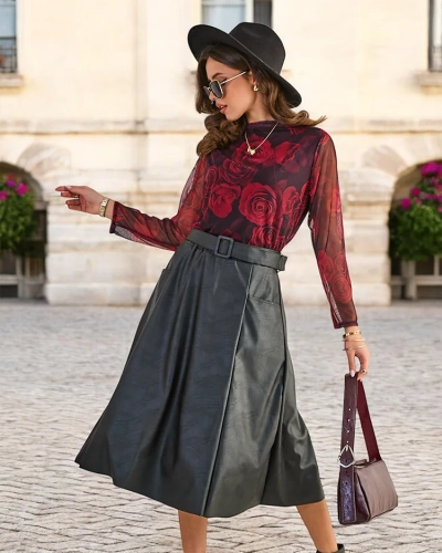 Royalfashion Women's midi skirt