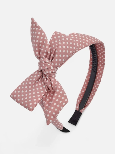 Royalfashion Women's Polka Dot Headband with Bow