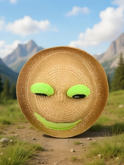 Royalfashion Bērnu salmu cepure Froggy Shade Hat