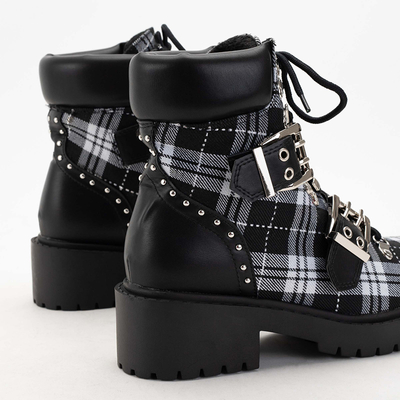 Women's checkered bags with buckles Masmin - Shoes