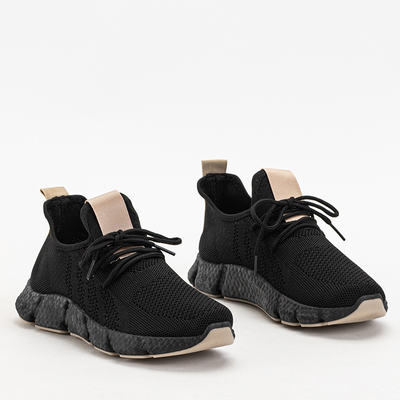 Melni un bēši sieviešu sporta apavi Bommgi - Apavi