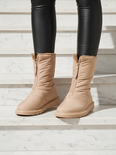 Женские ботинки Elysium светло-коричневого цвета для зимы