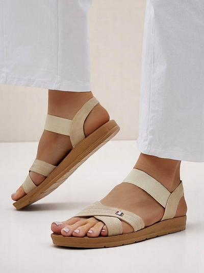 Royalfashion sieviešu sandales ar elastīgo Zerefis