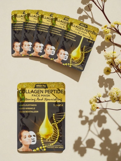 Aurora Collagenus Peptide Mask – Gbɔŋgbɔŋ Maska Na Twarz Haokali 10 szt.