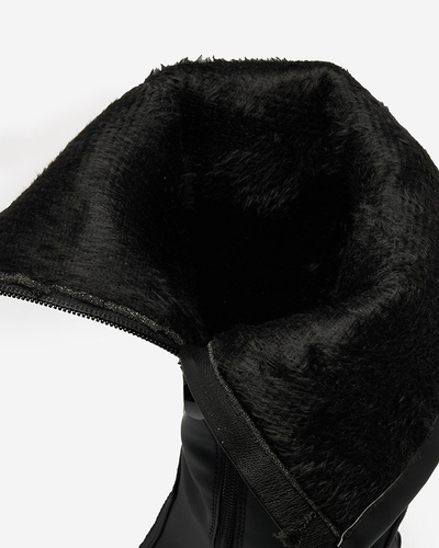 Royalfashion Women's matte boots in black Jegerha