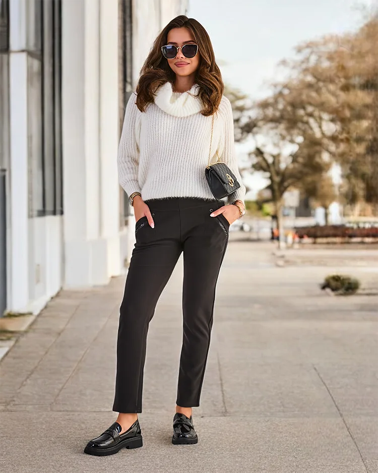 Royalfashion Sieviešu džegerbiksītes PLUS IZMĒRS