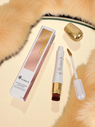 Aurelia Luxelux Concealer – skystas korektorius su plaukų šepečiu 24H Waterproof